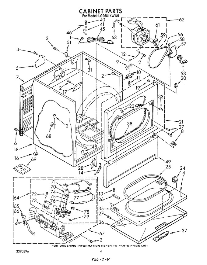 Diagram for LG9681XWW0