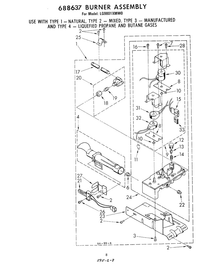 Diagram for LG9801XMW0
