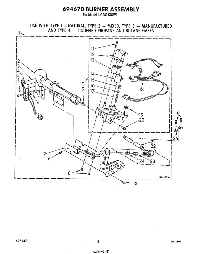 Diagram for LG9801XSW0