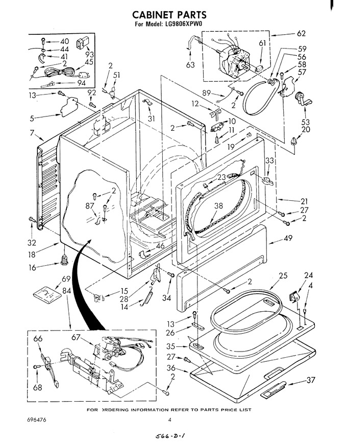 Diagram for LG9806XPW0