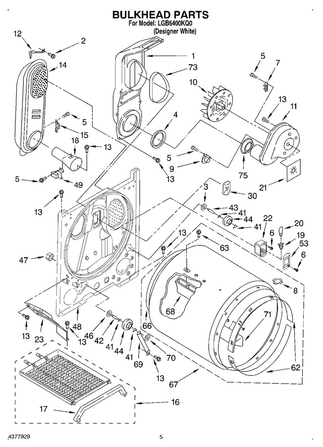 Diagram for LGB6400KQ0