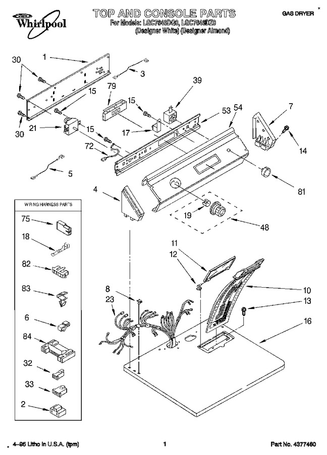 Diagram for LGC7646DZ0