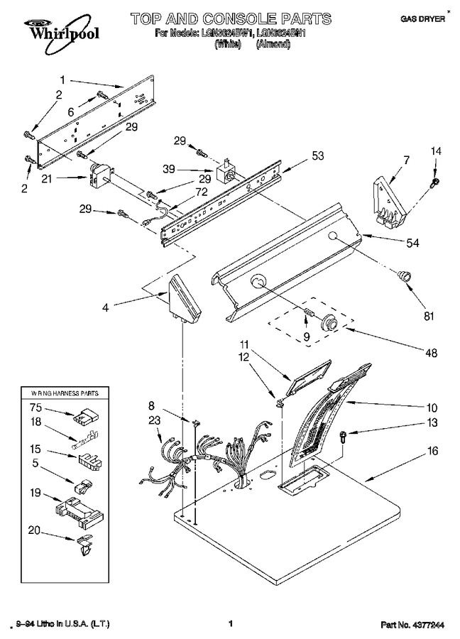 Diagram for LGN3624BW1
