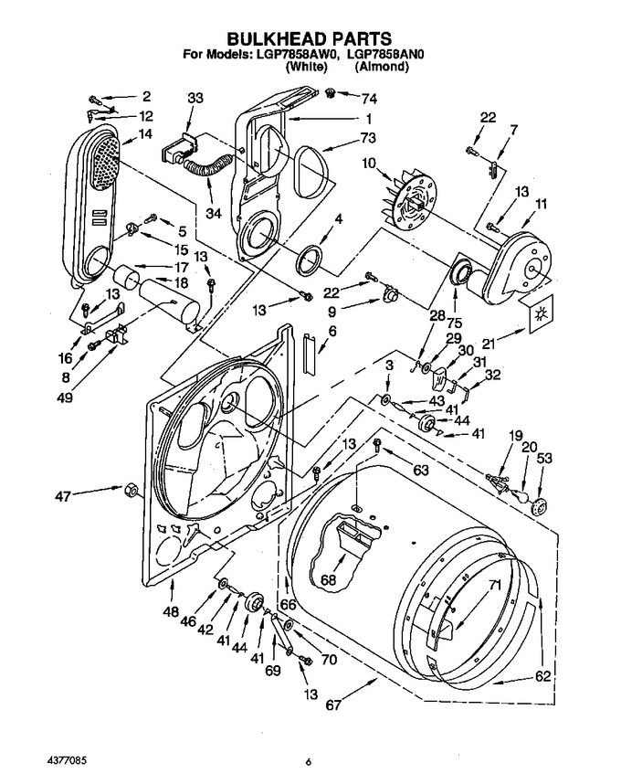 Diagram for LGP7858AW0