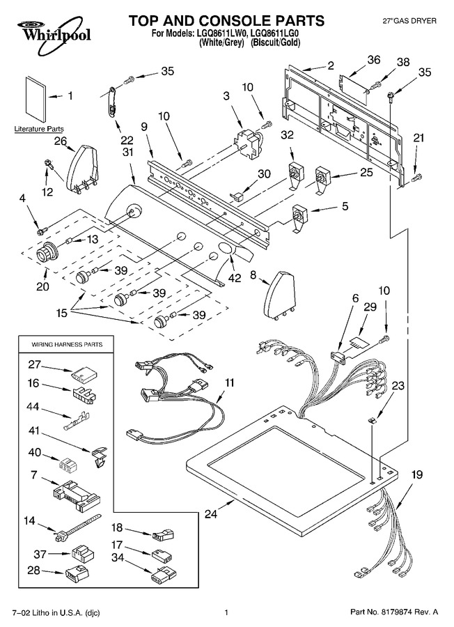 Diagram for LGQ8611LW0