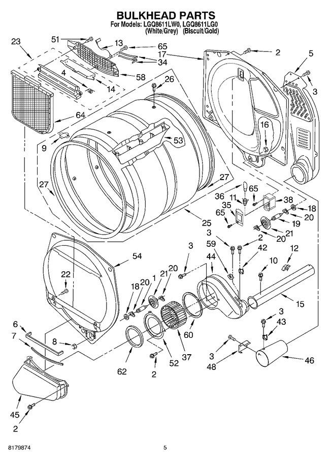 Diagram for LGQ8611LG0