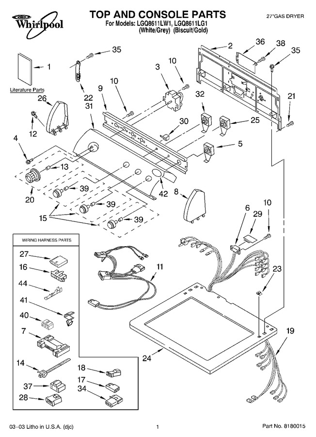 Diagram for LGQ8611LG1