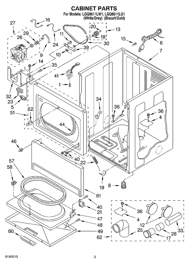 Diagram for LGQ8611LG1