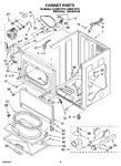 Diagram for 02 - Cabinet Parts