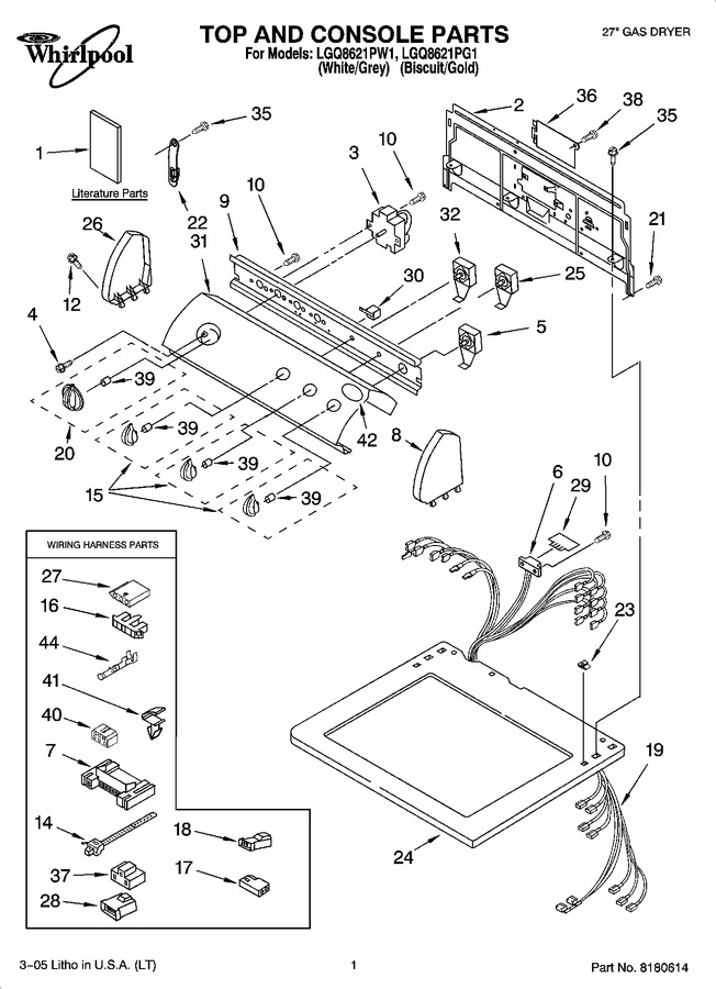 Diagram for LGQ8621PW1
