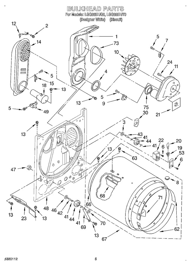 Diagram for LGQ8857JT0