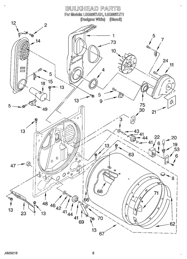 Diagram for LGQ8857JT1