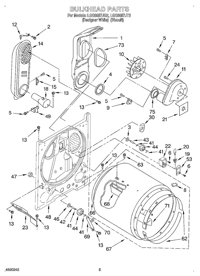Diagram for LGQ8857JQ2