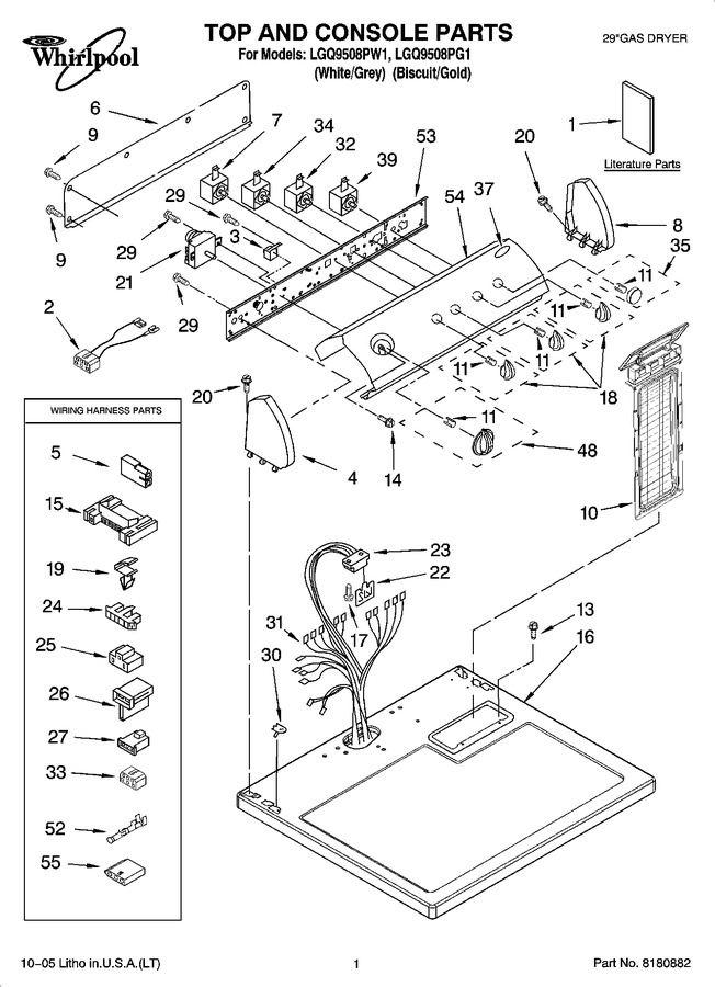 Diagram for LGQ9508PW1