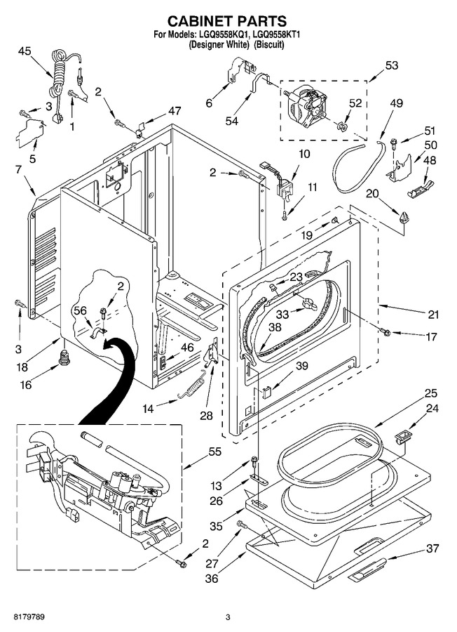 Diagram for LGQ9558KT1