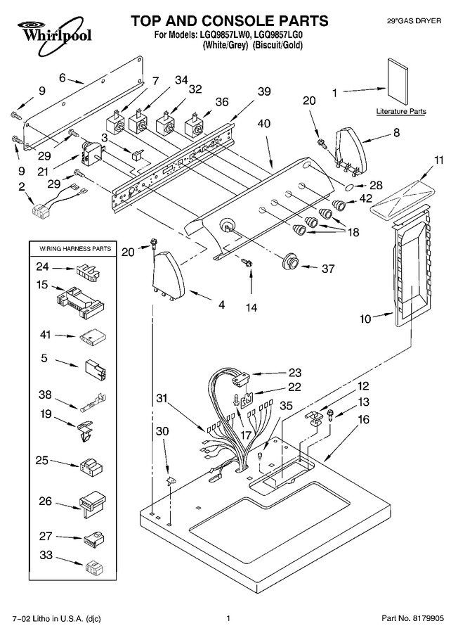 Diagram for LGQ9857LG0