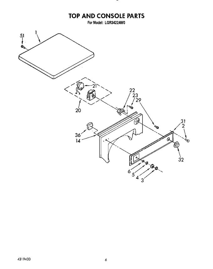 Diagram for LGR3422AW0