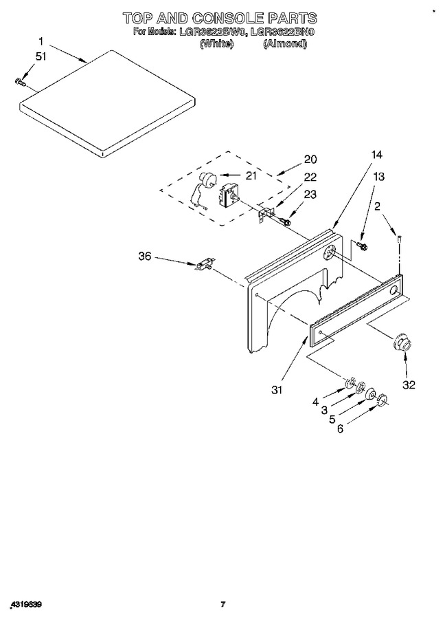 Diagram for LGR3622BW0