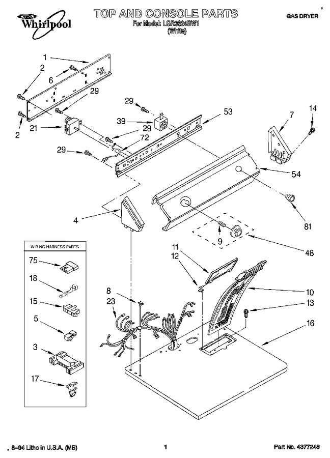Diagram for LGR3624BW1