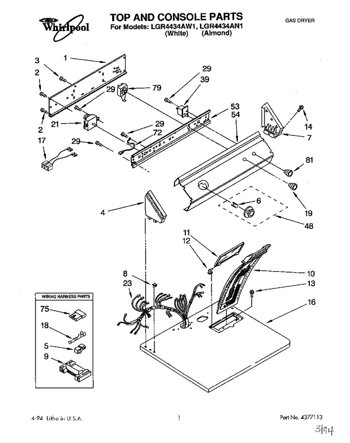 Diagram for LGR4434AW1