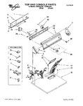 Diagram for 01 - Top And Console, Lit/optional