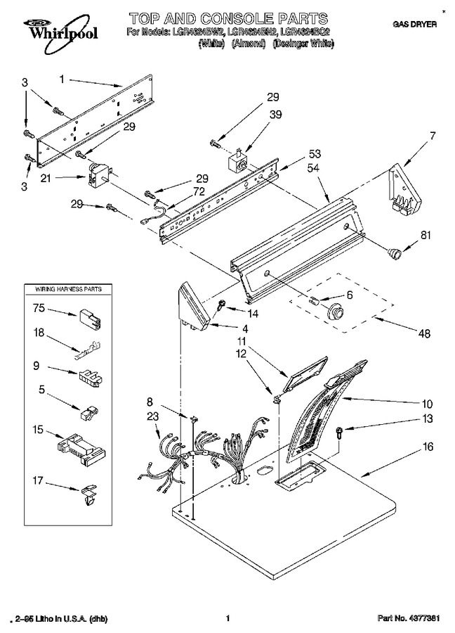 Diagram for LGR4624BW2