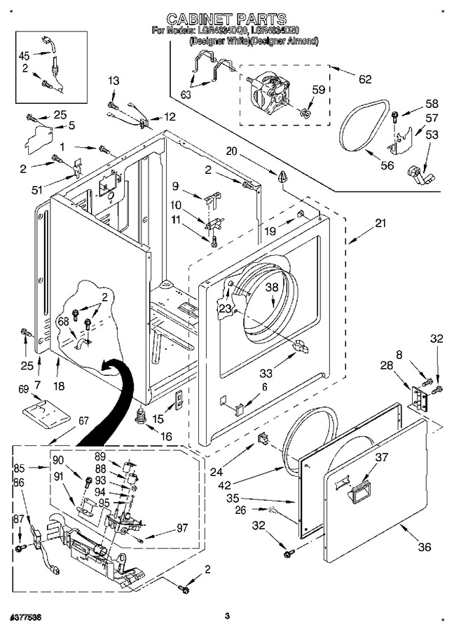 Diagram for LGR4634DZ0
