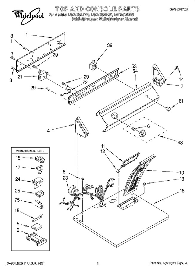 Diagram for LGR4634EW0