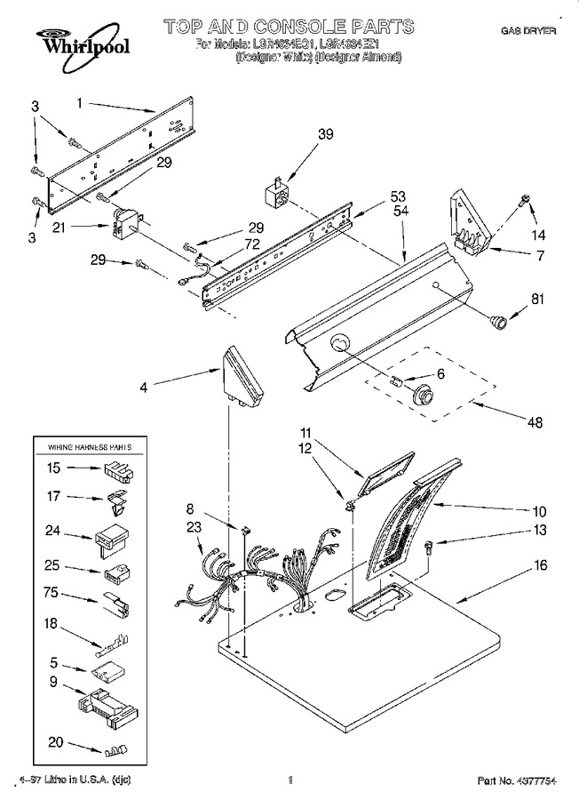 Diagram for LGR4634EZ1