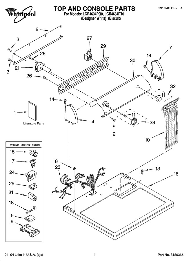 Diagram for LGR4634PQ0