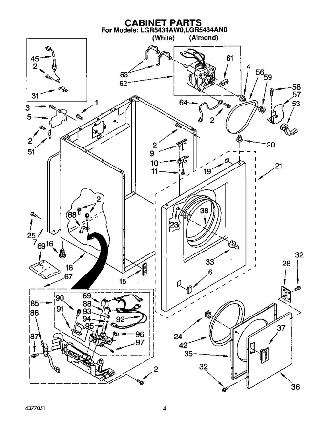 Diagram for LGR5434AW0