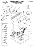 Diagram for 01 - Top And Console Parts