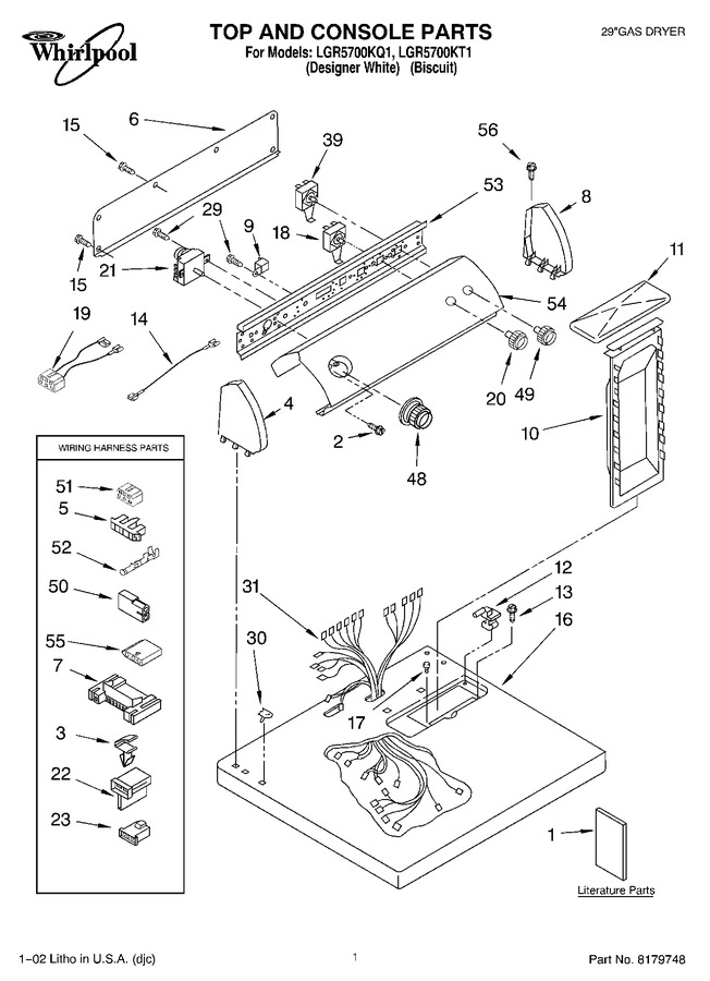Diagram for LGR5700KQ1