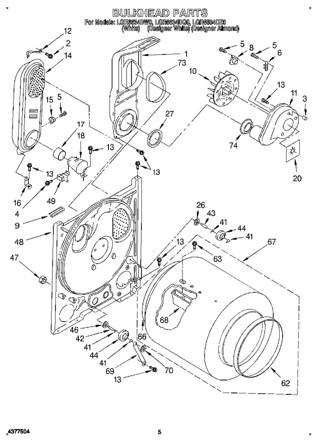 Diagram for LGR6634DW0