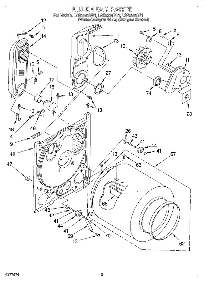 Diagram for LGR6634DZ1