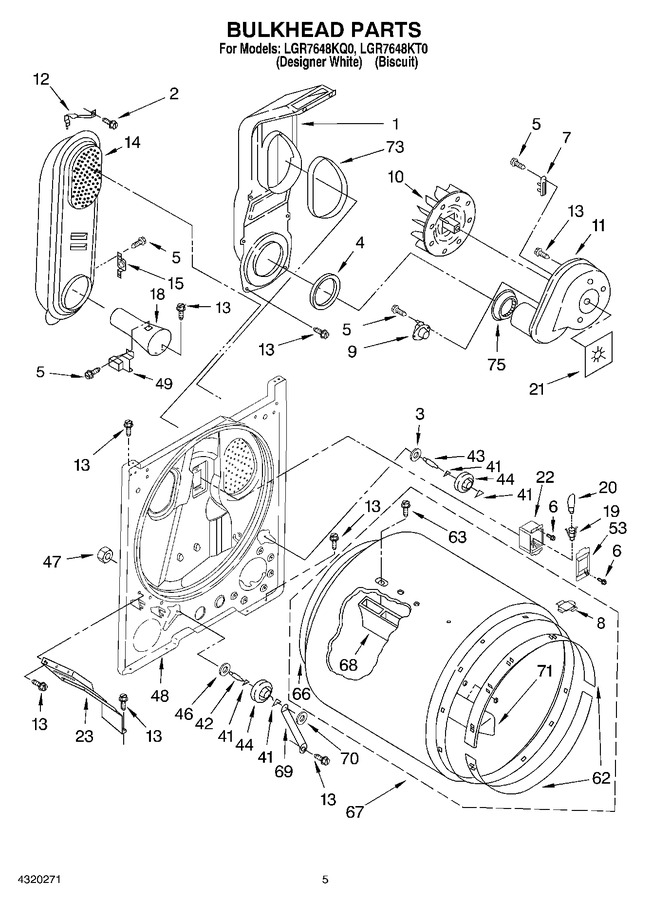 Diagram for LGR7648KQ0
