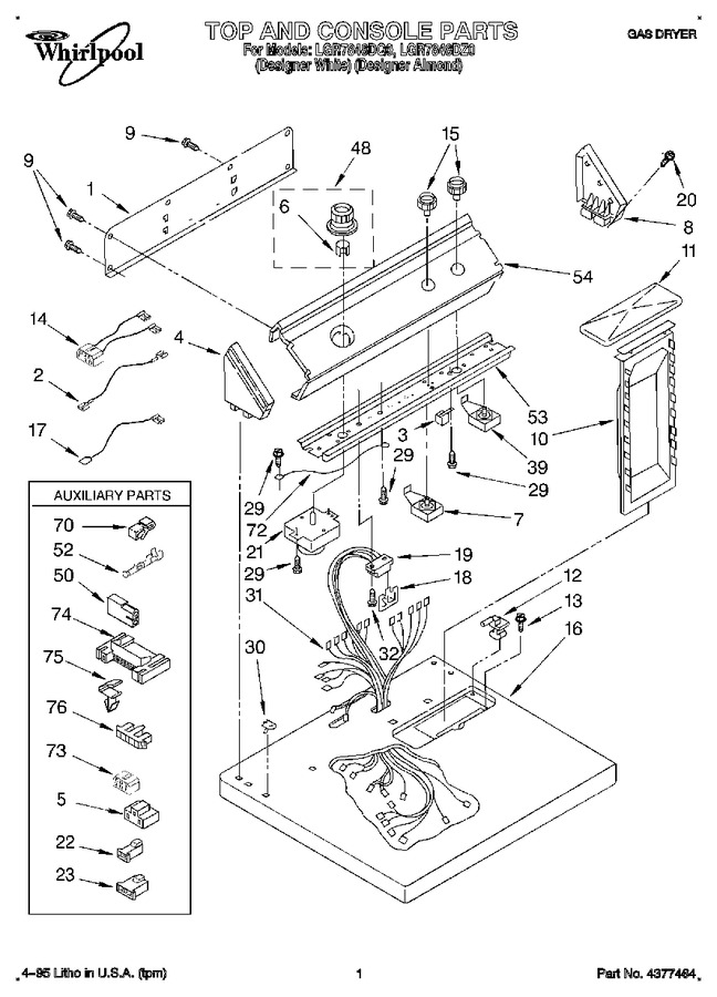 Diagram for LGR7848DZ0