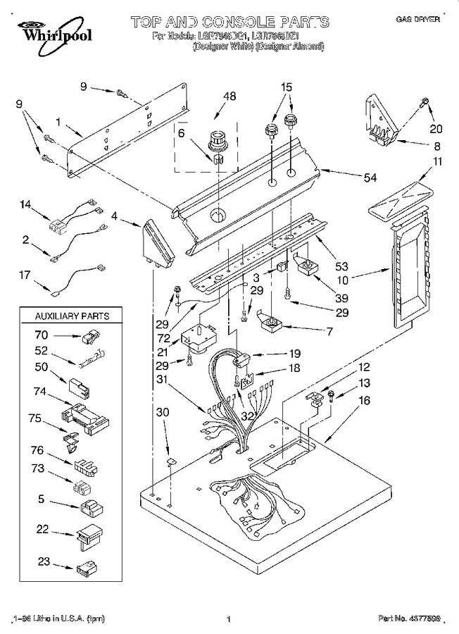 Diagram for LGR7848DZ1