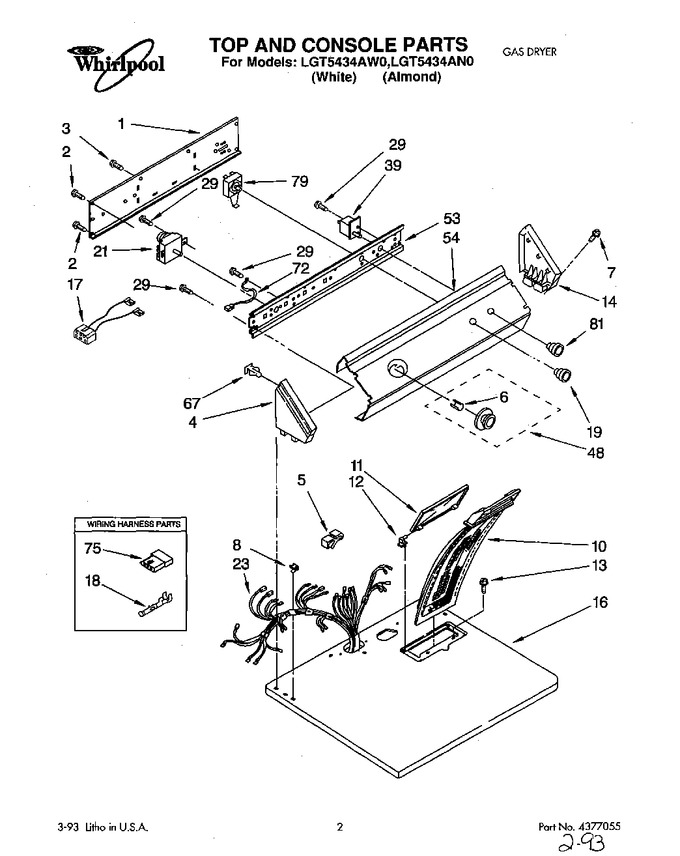 Diagram for LGT5434AN0