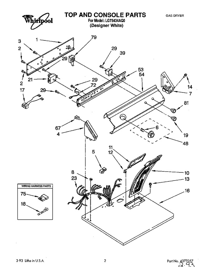 Diagram for LGT5434AQ0