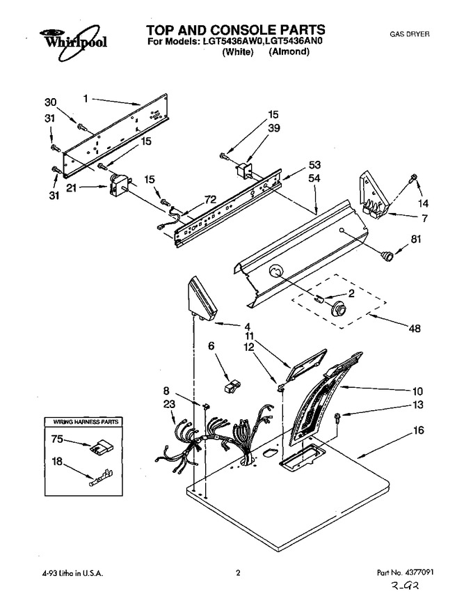 Diagram for LGT5436AN0
