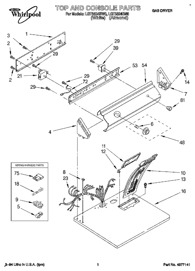 Diagram for LGT5624BN0