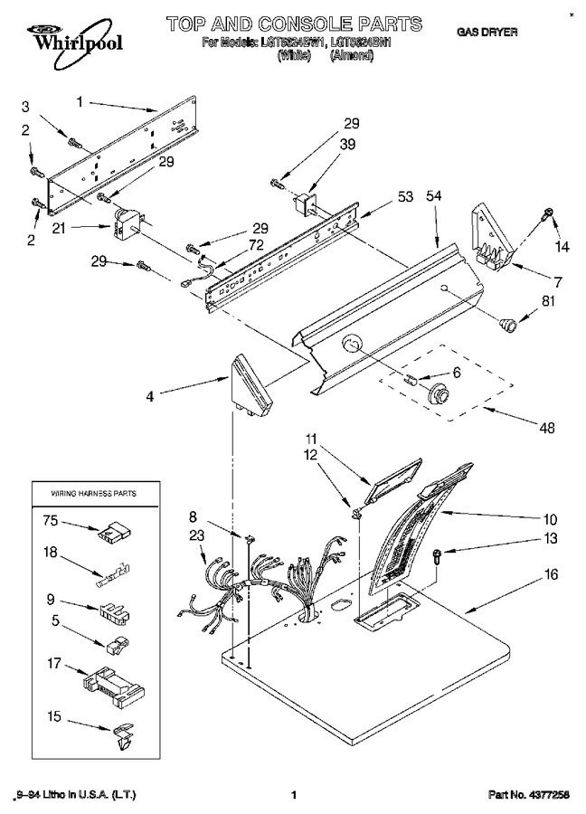 Diagram for LGT5624BW1