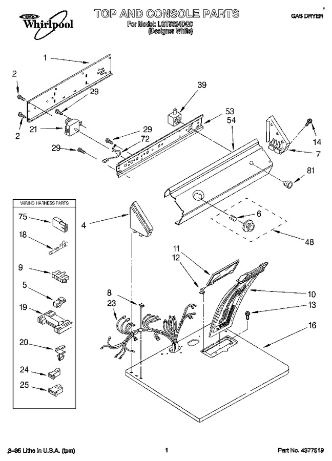 Diagram for LGT5624DQ0
