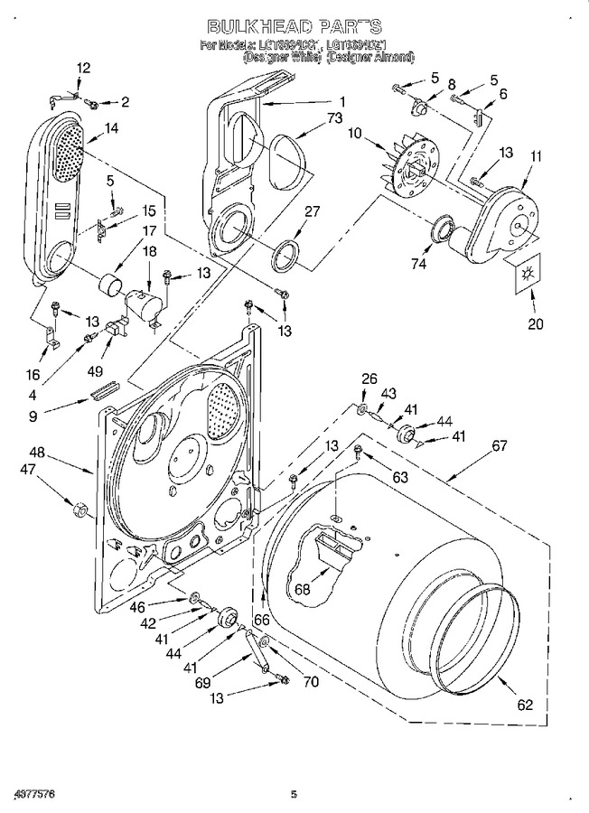 Diagram for LGT6634DZ1