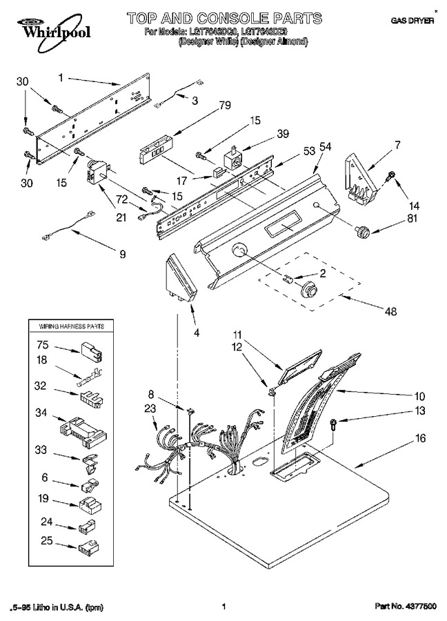 Diagram for LGT7646DZ0