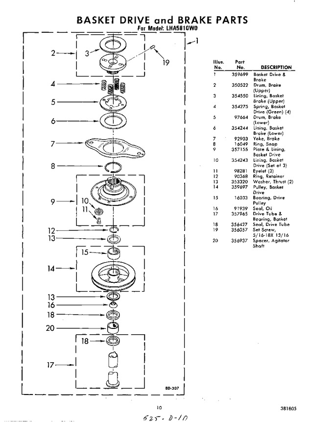 Diagram for LHA5810W0