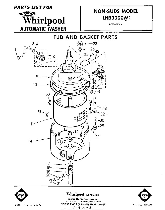 Diagram for LHB3000W1