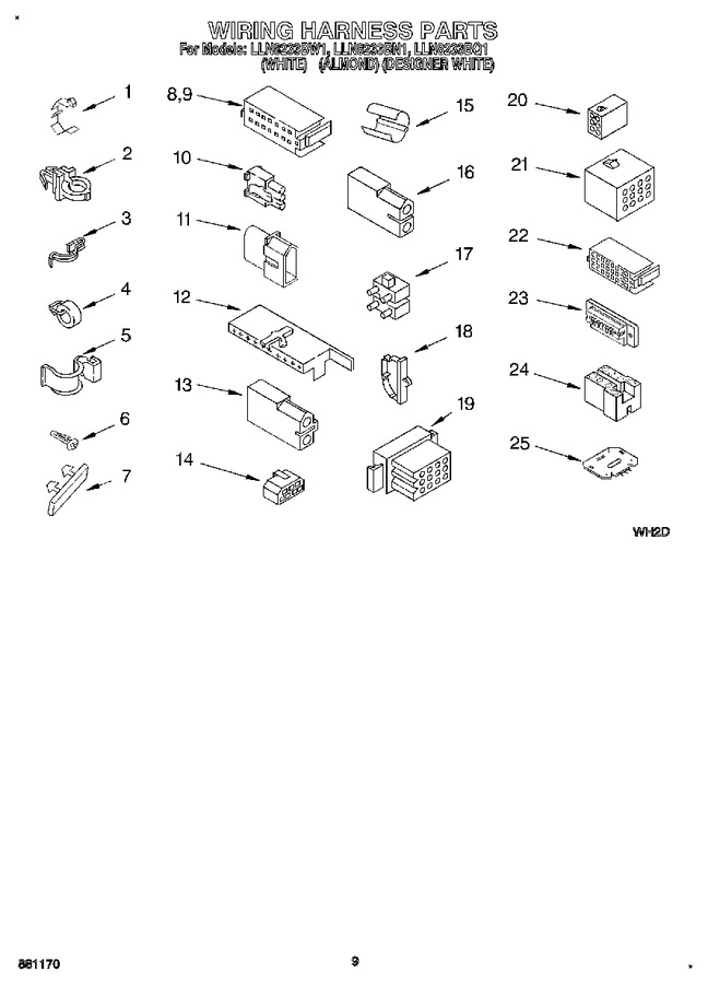 Diagram for LLN8233BW1