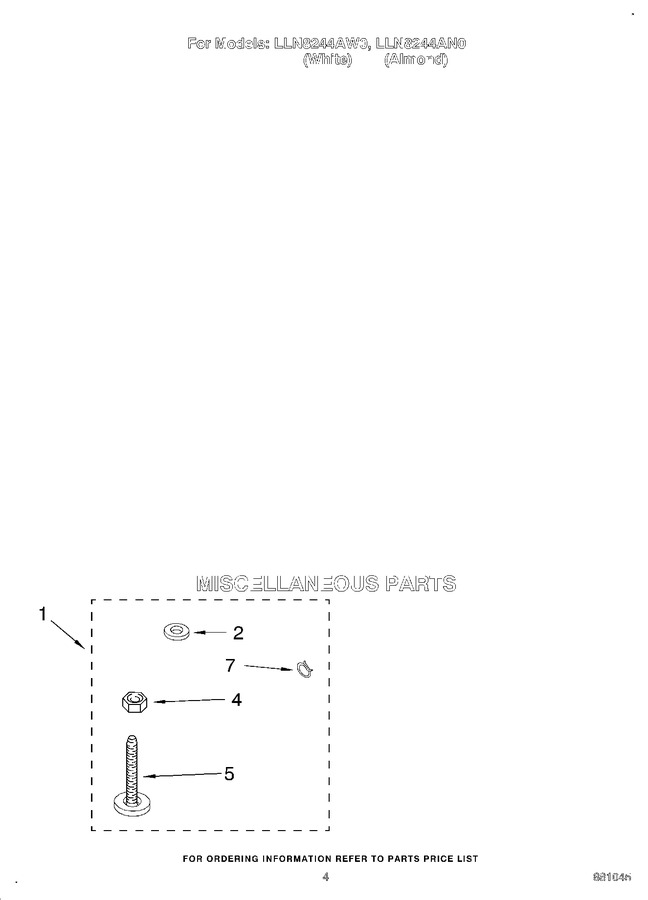 Diagram for LLN8244AW0